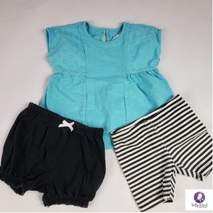 Turquoise and black mix and match